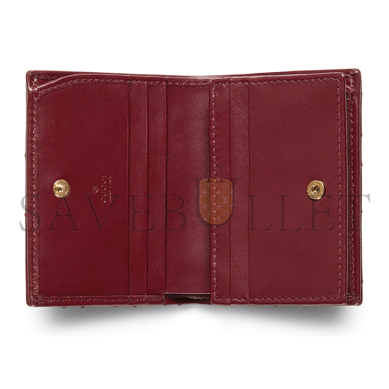 GUCCI GG MARMONT CARD CASE WALLET 466492 (17.5*11cm) GUCCI GG MARMONT CARD CASE WALLET 466492 (17.5*11cm)
